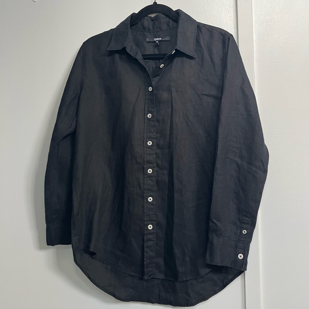 Quince 100% European Linen Long Sleeve Shirt